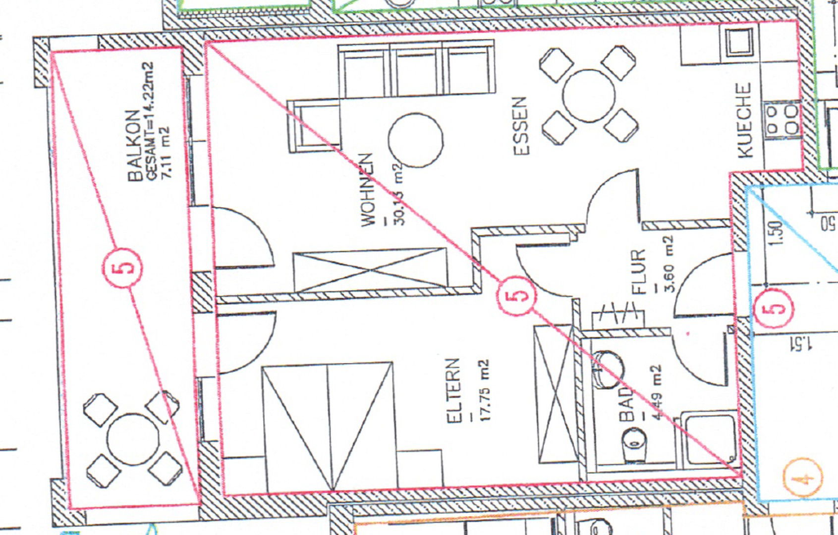 Wohnung zur Miete 880 € 2 Zimmer 61,2 m²<br/>Wohnfläche 1.<br/>Geschoss Kirchstraße 27 Achberg 88147