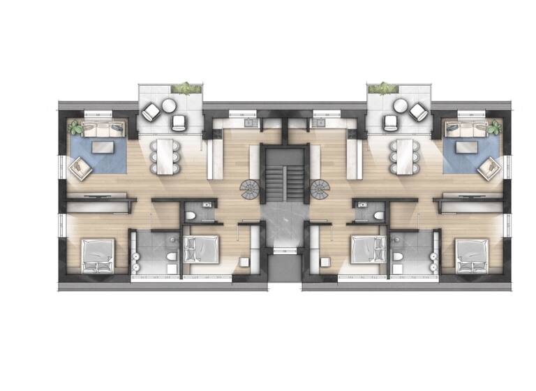Wohnung zum Kauf - Neubau 465.000 € 3 Zimmer 93,1 m² 1. Geschoss Worpswede 27726
