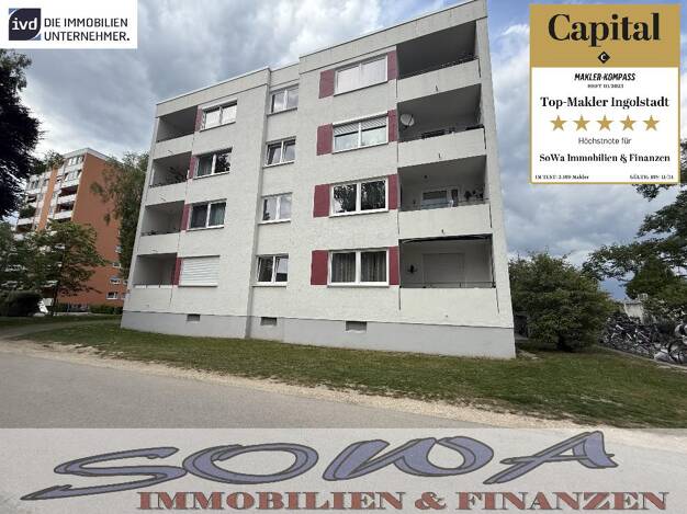 Wohnung zum Kauf 173.000 € 2 Zimmer 52,6 m² Neuburg Neuburg 86633