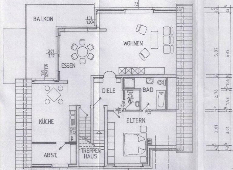Maisonette zum Kauf provisionsfrei 185.000 € 3,5 Zimmer 132 m² 2. Geschoss Hervest Dorsten 46284