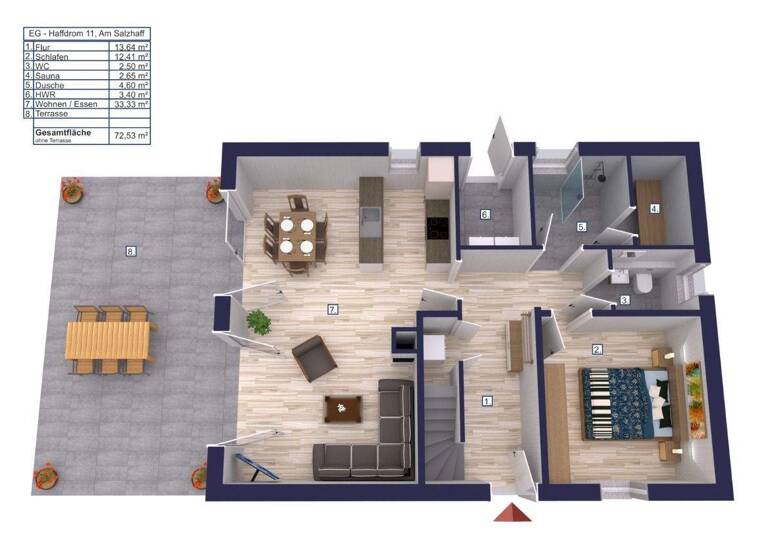 Einfamilienhaus zum Kauf 575.000 € 5 Zimmer 134,1 m² 668 m² Grundstück Pepelow Am Salzhaff 18233