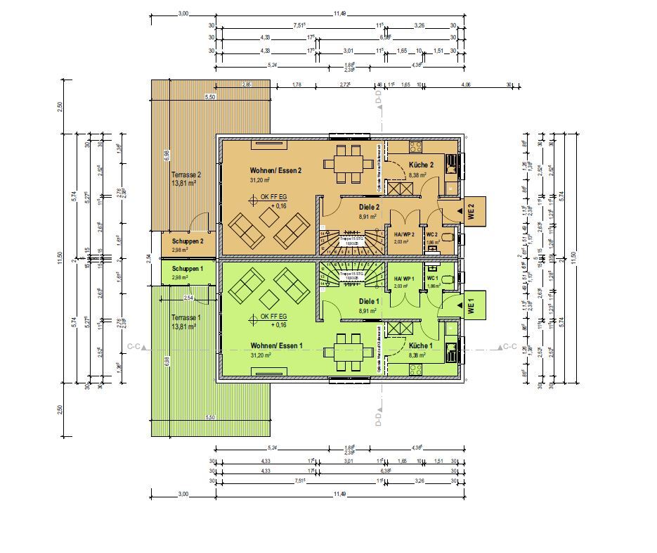 Doppelhaushälfte zur Miete 2.000 € 5 Zimmer 125,3 m²<br/>Wohnfläche 432 m²<br/>Grundstück ab sofort<br/>Verfügbarkeit Lütjenseer Str. 25 Großensee 22946