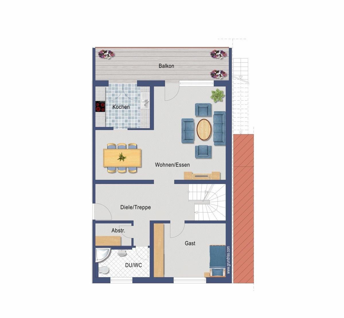 Maisonette zum Kauf 599.000 € 6,5 Zimmer 153 m²<br/>Wohnfläche 1.<br/>Geschoss ab sofort<br/>Verfügbarkeit Graben Graben-Neudorf 76676