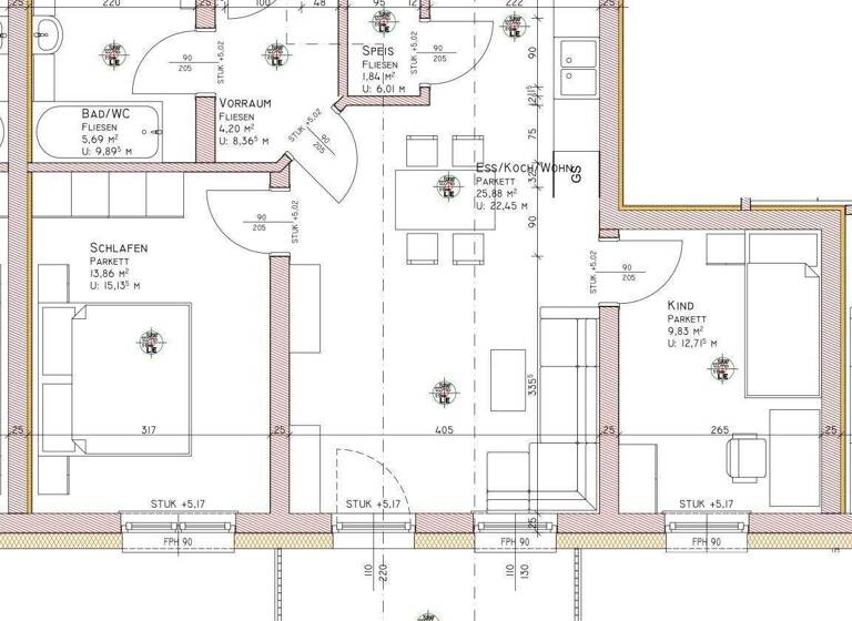 Wohnung zum Kauf - Erstbezug 269.000 € 3 Zimmer 61 m² Desselbrunn 4693