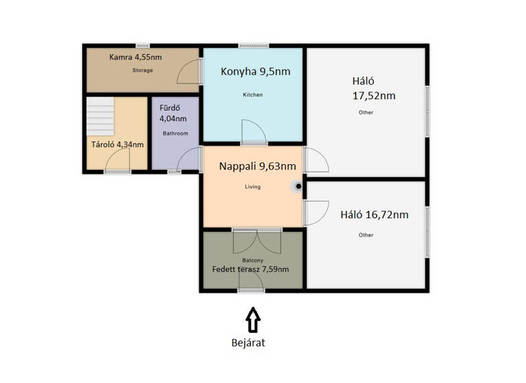 Einfamilienhaus zum Kauf provisionsfrei 76.990 € 3 Zimmer 66 m² 3.381 m² Grundstück Kethely 8713