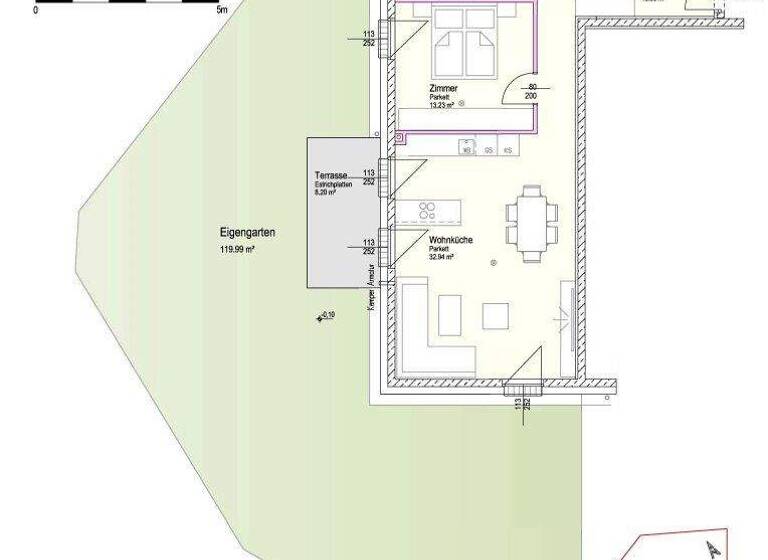 Wohnung zur Miete - Erstbezug 999 € 3 Zimmer 76,9 m² EG Kabanenweg Neulengbach 3040
