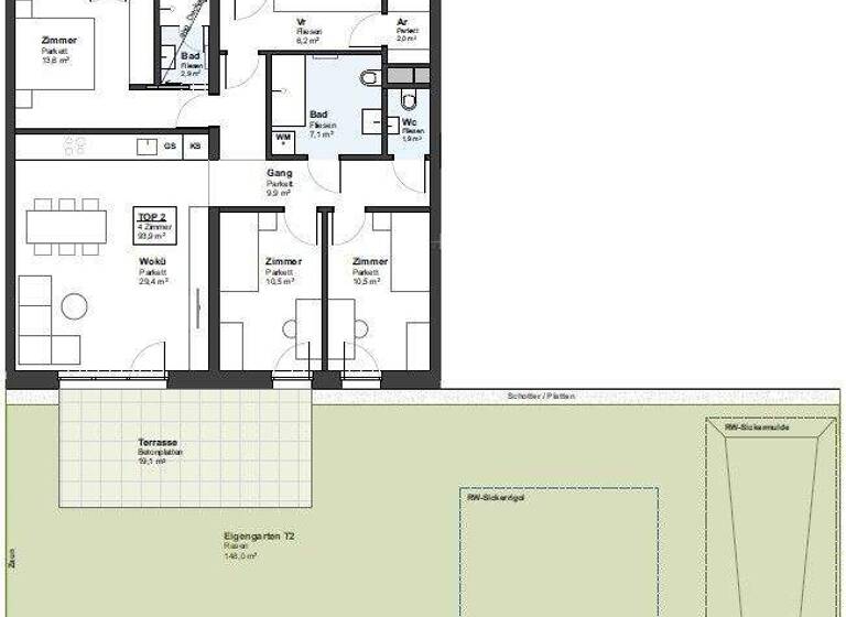 Wohnung zum Kauf 540.000 € 4 Zimmer 93,9 m² St. Pölten 3100