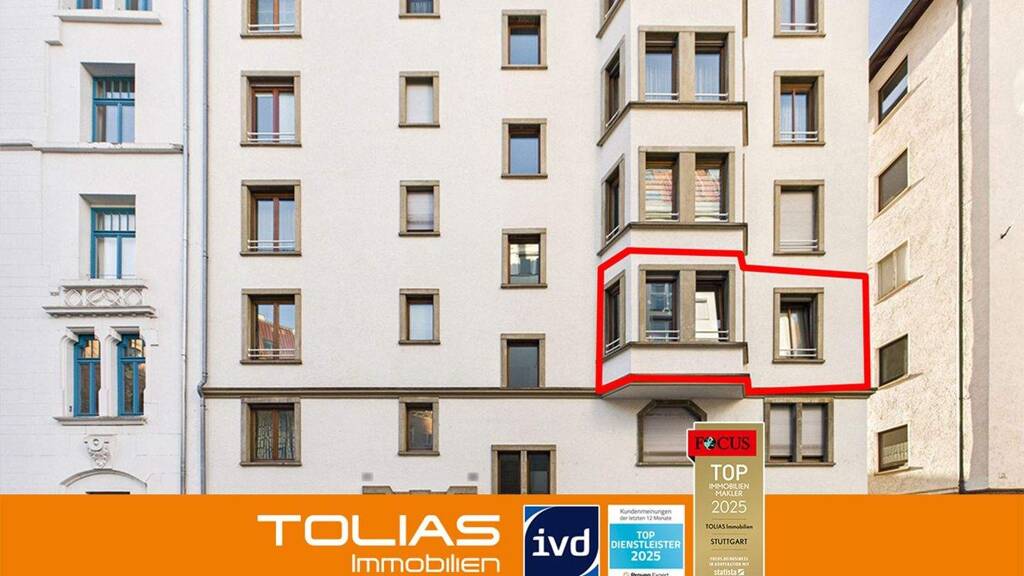 Wohnung zum Kauf 399.000 € 3 Zimmer 75,5 m² 1. Geschoss West Stuttgart 70176