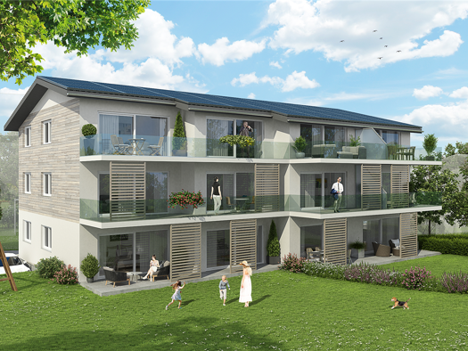 Wohnung zur Miete - Erstbezug 1.390 € 5 Zimmer 106 m² 1. Geschoss Mühlhausen Mühlhausen-Ehingen 78259