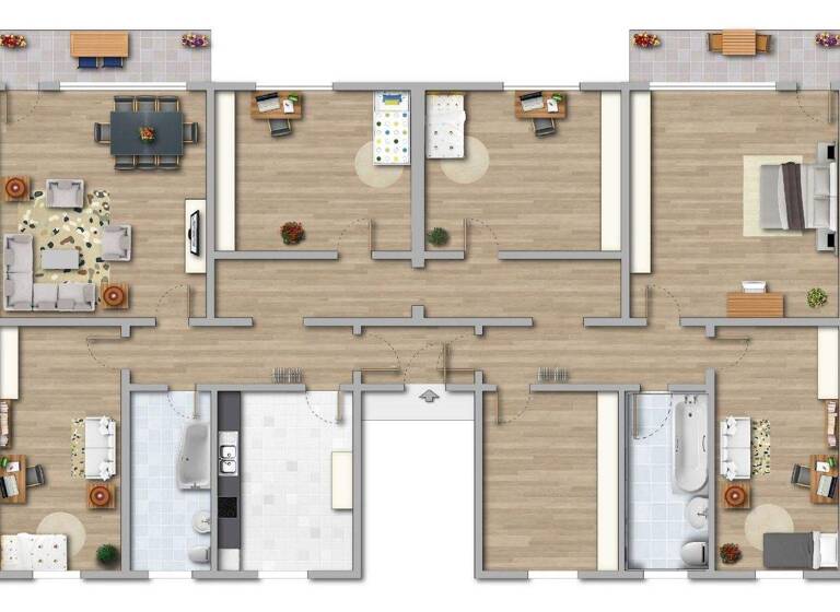 Wohnung zur Miete 705 € 6 Zimmer 119,3 m² 4. Geschoss Straße Glück-Auf 10 Sangerhausen 06526