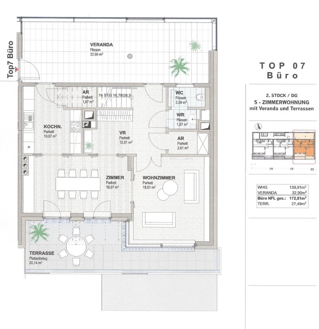 Maisonette zum Kauf 895.000 € 4 Zimmer 172,8 m²<br/>Wohnfläche Purkersdorf 3002