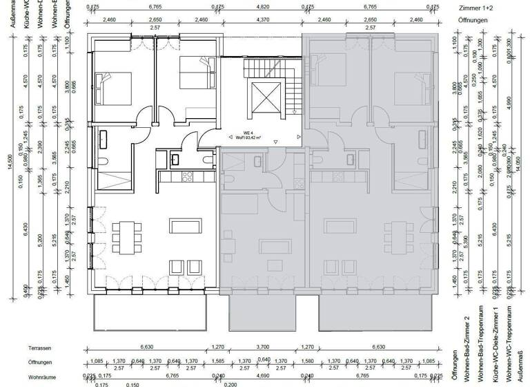 Terrassenwohnung zur Miete - Erstbezug 1.450 € 3 Zimmer 94 m² Geschoss 1/2 frei ab 01.06.2026 Vorst Tönisvorst 47918