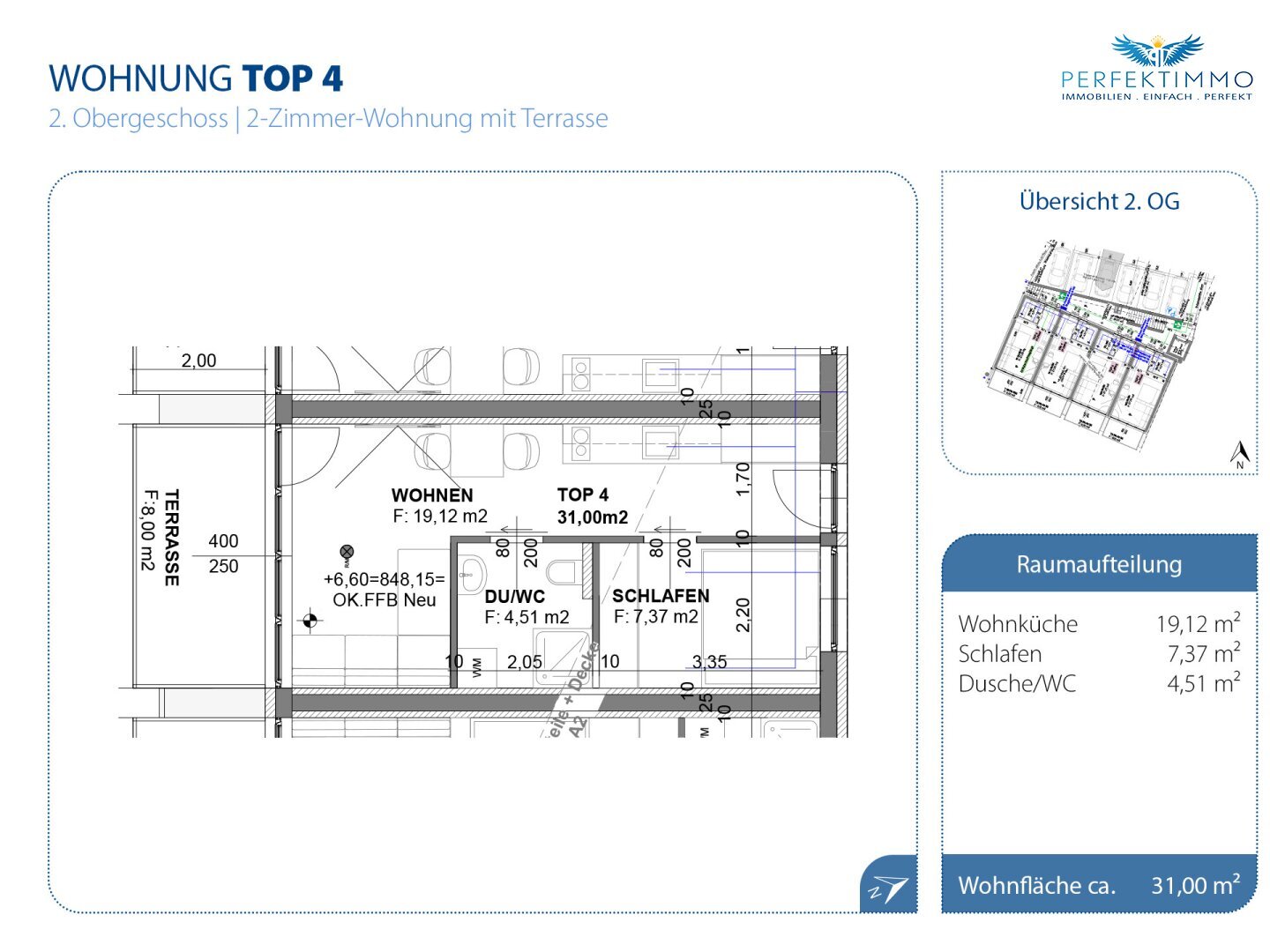 Terrassenwohnung zum Kauf 199.000 € 2 Zimmer 31 m²<br/>Wohnfläche Imst 6460