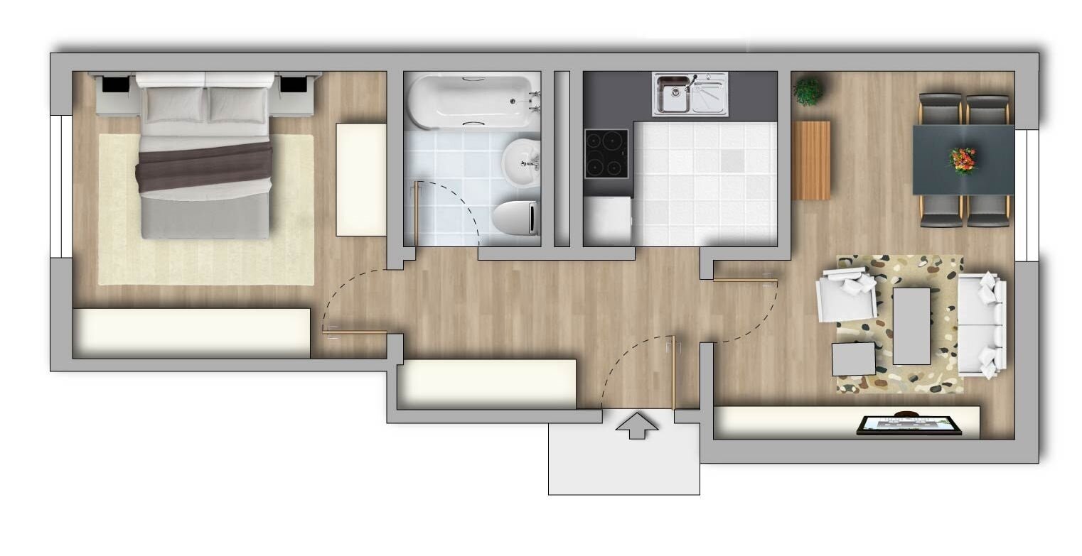 Wohnung zur Miete 296 € 2 Zimmer 41,3 m²<br/>Wohnfläche EG<br/>Geschoss 01.01.2025<br/>Verfügbarkeit Lortzingbogen 22 Südliche Neustadt Halle (Saale) 06124