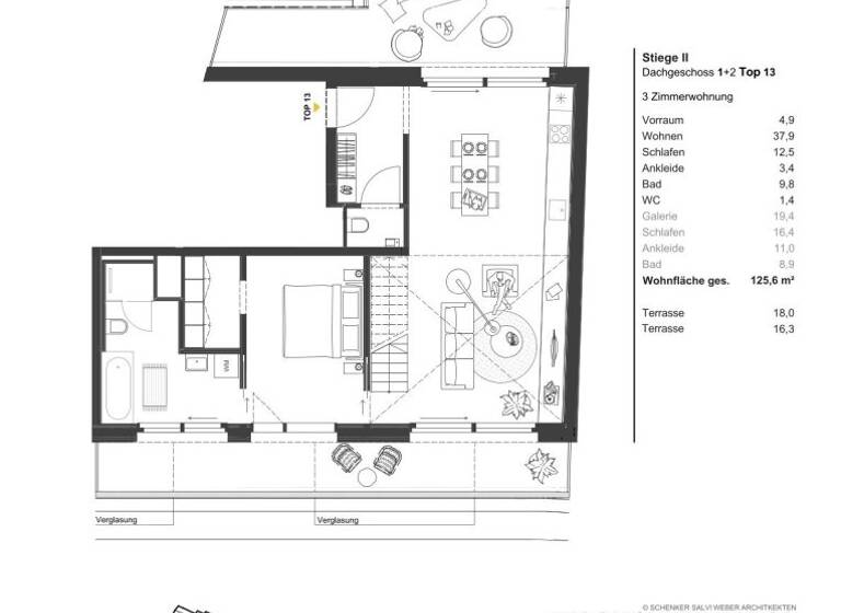 Wohnung zum Kauf - Erstbezug 1.336.430 € 3 Zimmer 125,6 m² Wien 1030