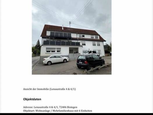 Mehrfamilienhaus zum Kauf provisionsfrei 840.000 € 10 Zimmer 382 m² 749 m² Grundstück Steinhofen Bisingen 72406