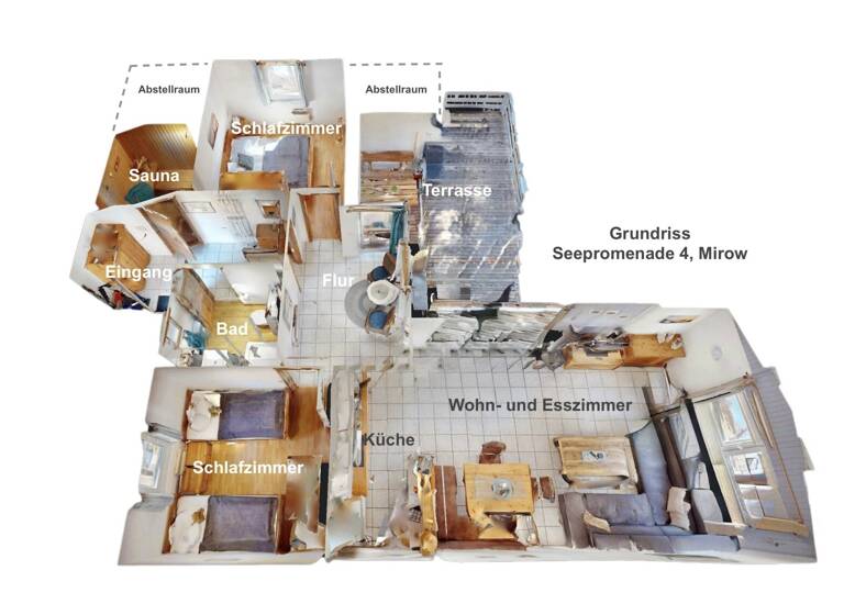 Doppelhaushälfte zum Kauf provisionsfrei 229.000 € 3 Zimmer 70 m²<br/>Wohnfläche 300 m²<br/>Grundstück Seepromenade 4 Granzow Mirow 17252