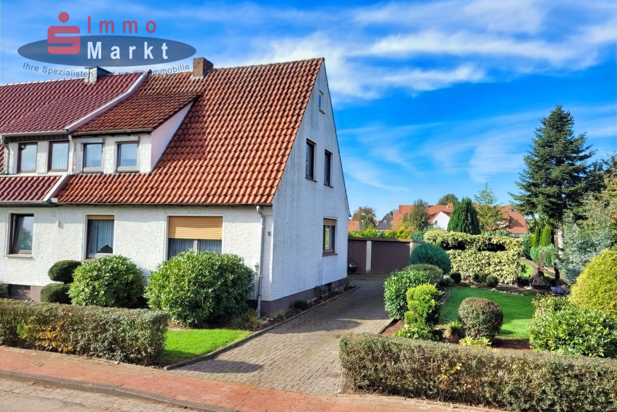 Doppelhaushälfte zum Kauf 137.000 € 5 Zimmer 100 m²<br/>Wohnfläche 1.055 m²<br/>Grundstück Preußisch Oldendorf Preußisch Oldendorf 32361