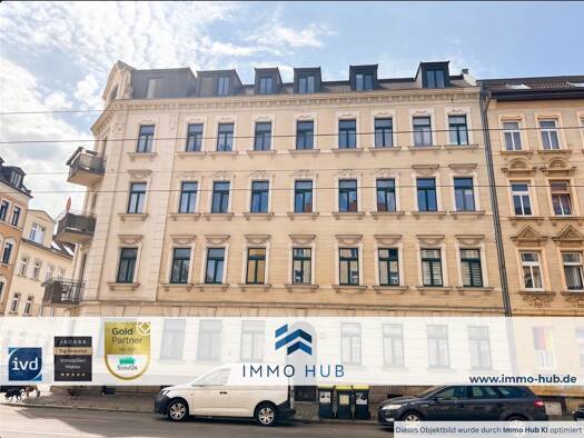 Wohnung zum Kauf 99.000 € 1 Zimmer 28,3 m² 3. Geschoss Georg-Schumann-Straße 285 Möckern Leipzig 04159