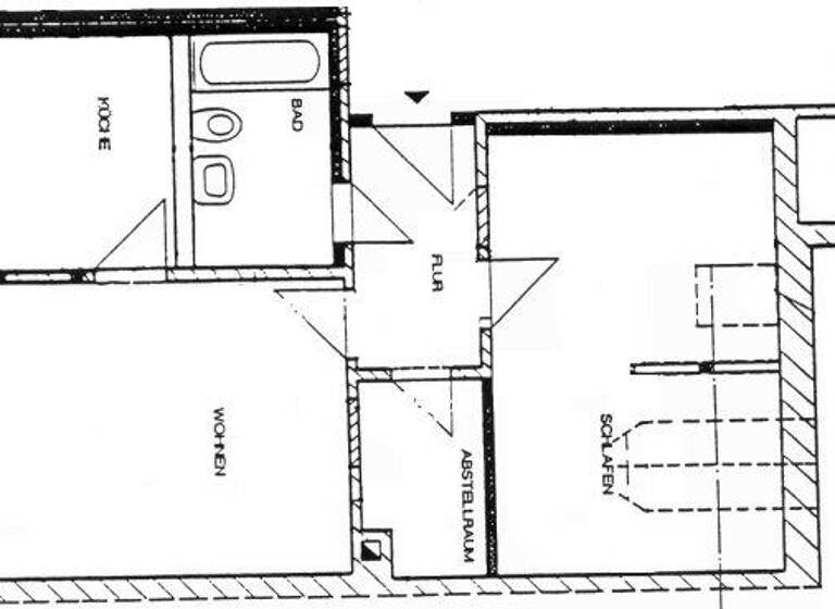 Wohnung zur Miete 290 € 2 Zimmer 62,4 m² Kantstraße 57 Gablenz Chemnitz 09126