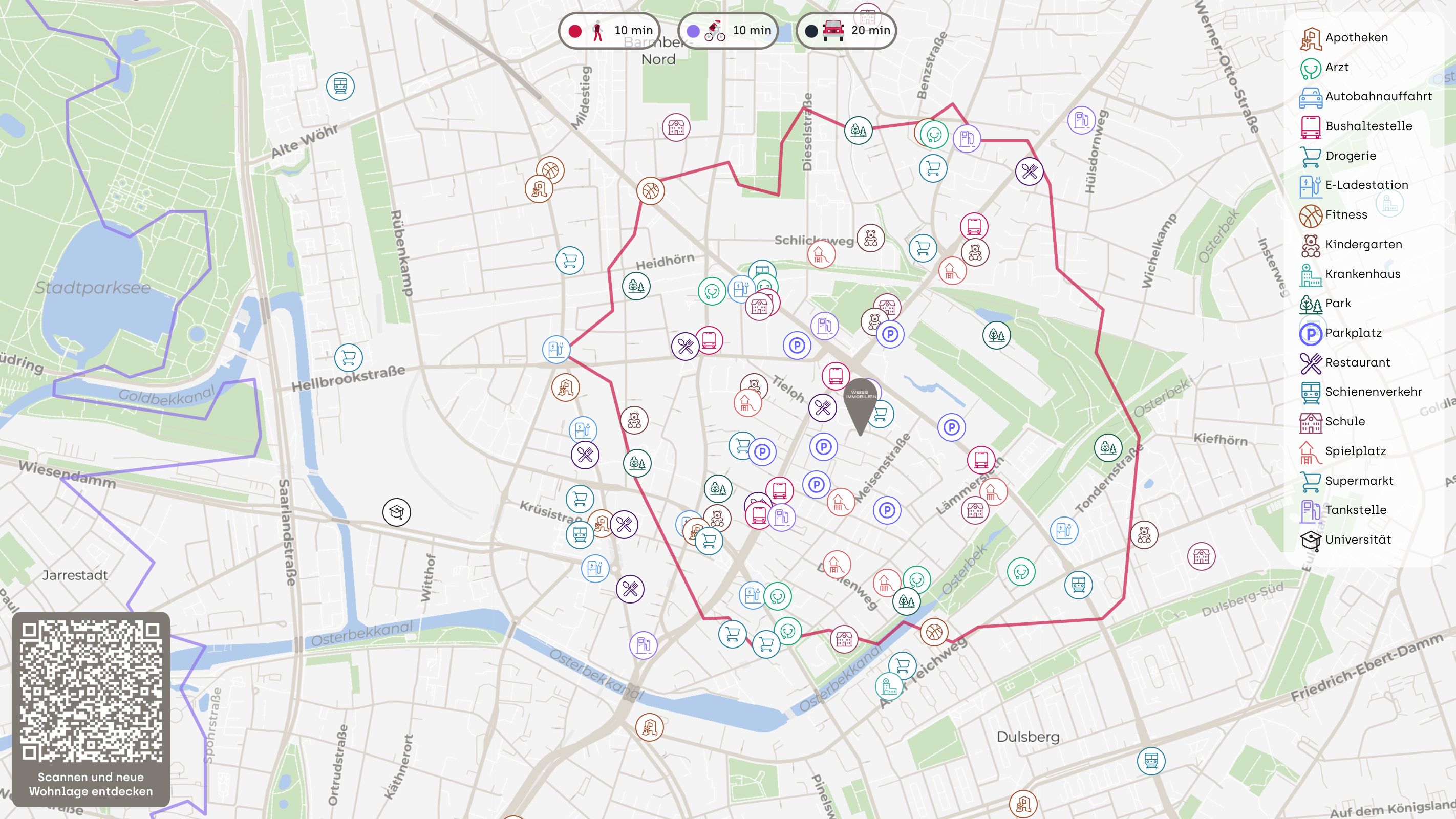 Wohnung zur Miete 1.109 € 1 Zimmer 36,5 m²<br/>Wohnfläche 2.<br/>Geschoss ab sofort<br/>Verfügbarkeit Barmbek - Nord Hamburg 22305