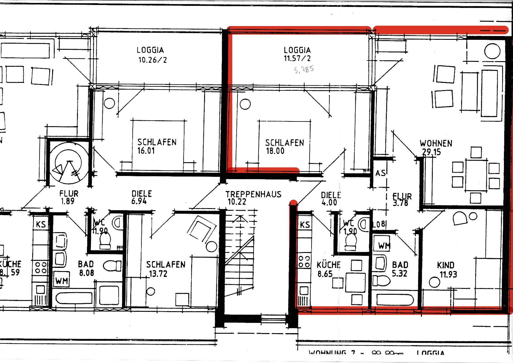 Wohnung zum Kauf 279.000 € 3 Zimmer 89 m²<br/>Wohnfläche 2.<br/>Geschoss Fährstrasse 65 Hastedt Bremen 28207