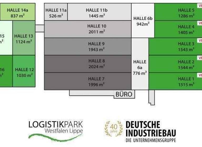 Halle/Industriefläche zur Miete provisionsfrei 3,75 € 10.000 m² Lagerfläche teilbar von 500 m² bis 10.000 m² Welserstraße 2-4 Kernstadt Lippstadt 59557
