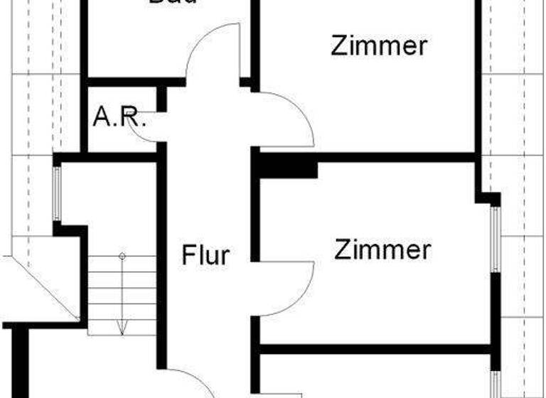 Wohnung zur Miete 514 € 2 Zimmer 47,6 m² frei ab 14.04.2026 Bremer Str. 175 Widukindland Osnabrück 49086
