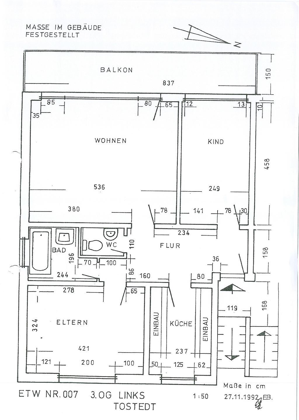 Wohnung zur Versteigerung 159.000 € 3 Zimmer 74 m²<br/>Wohnfläche 3.<br/>Geschoss Tostedt Tostedt 21255