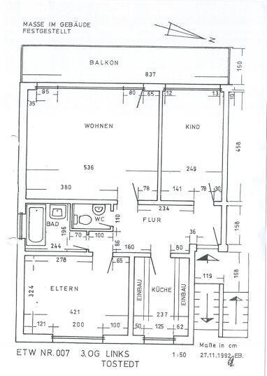 Wohnung zur Versteigerung 159.000 € 3 Zimmer 74 m² 3. Geschoss Tostedt Tostedt 21255