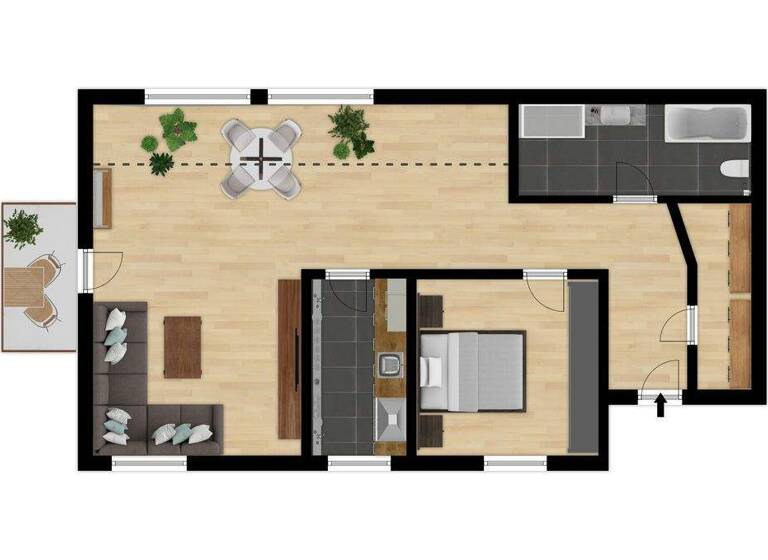 Wohnung zum Kauf 165.000 € 2 Zimmer 60,5 m² Groß-Umstadt 64823