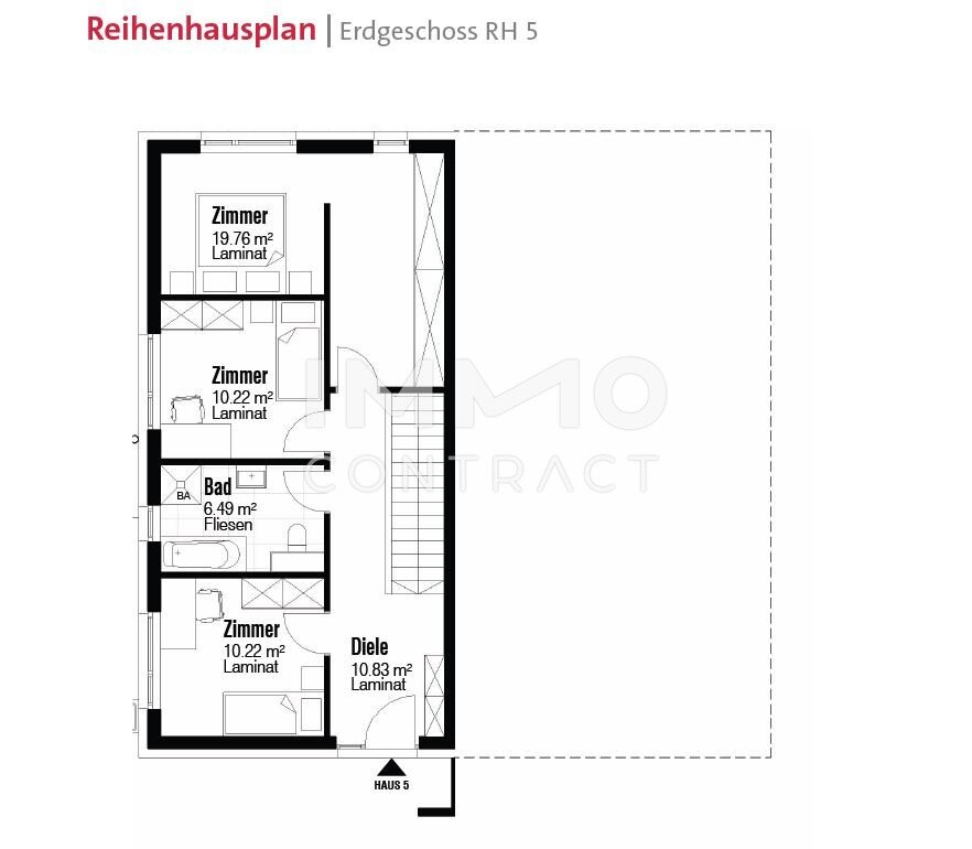 Reihenmittelhaus zur Miete 1.439 € 4 Zimmer 112,3 m²<br/>Wohnfläche 261,7 m²<br/>Grundstück Zagersdorf / Cogrstof 7012