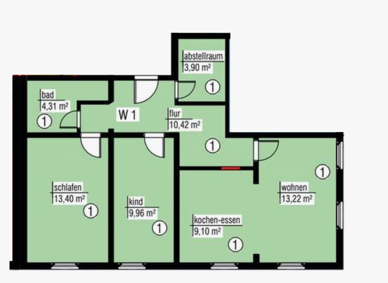 Wohnung zum Kauf 229.000 € 3 Zimmer 64 m² 1. Geschoss Stockach 78333