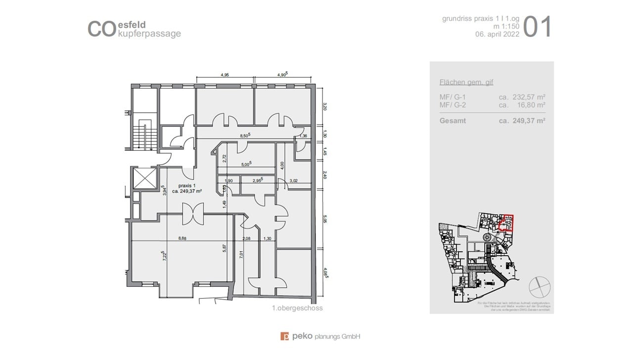 Büro-/Praxisfläche zur Miete provisionsfrei 13 € 6 Zimmer ab 90 m²<br/>Teilbarkeit Coesfeld Coesfeld 48653