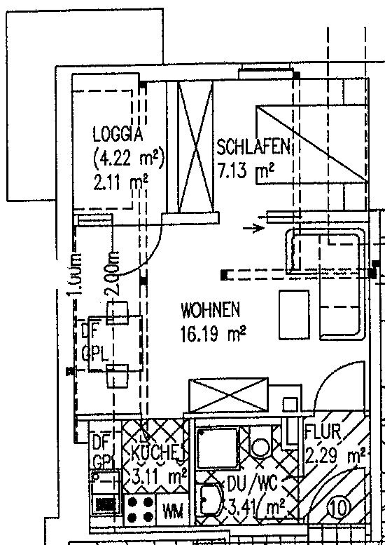 Wohnung zur Miete 310 € 2 Zimmer 39 m²<br/>Wohnfläche Kurt-Eisner-Str. 39WE 10 Pölbitz 311 Zwickau-Pölbitz 08058