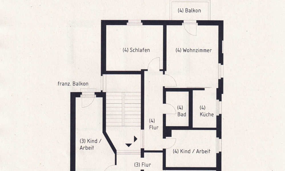 Wohnung zur Miete 400 € 3 Zimmer 62 m²<br/>Wohnfläche 3.<br/>Geschoss Chopinstraße 36A Kappel 822 Chemnitz 09119