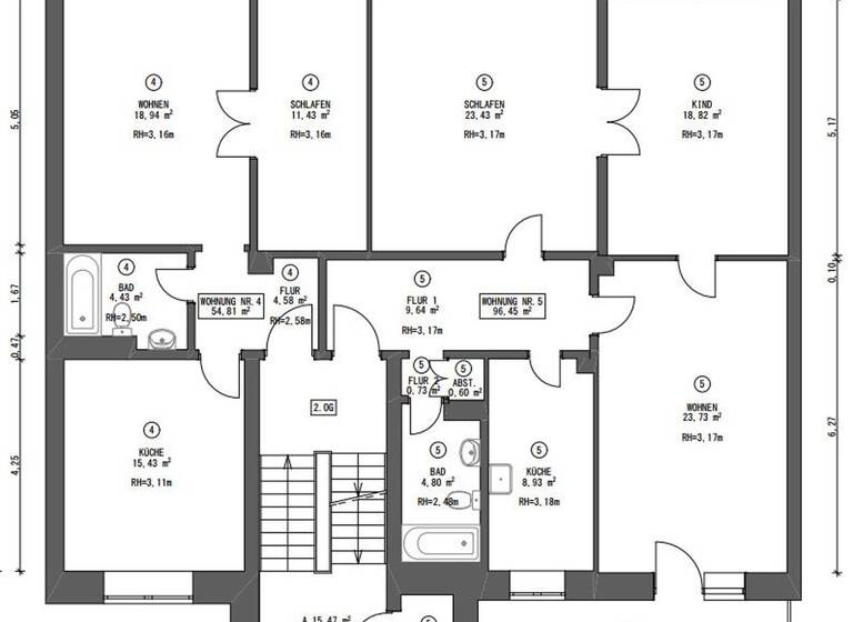 Wohnung zum Kauf provisionsfrei 178.500 € 2 Zimmer 55,8 m² 1. Geschoss Wilhelm-Leuschner-Str. 40 Darmstadt 64293