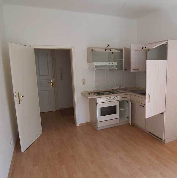 Wohnung zur Miete 265 € 1 Zimmer 30 m²<br/>Wohnfläche ab sofort<br/>Verfügbarkeit Pufendorfstraße 6 Leutzsch Leipzig 04179