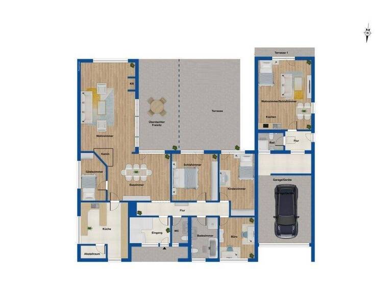 Einfamilienhaus zum Kauf 7 Zimmer 342,7 m² 1.224 m² Grundstück Seebruck Seeon-Seebruck 83358