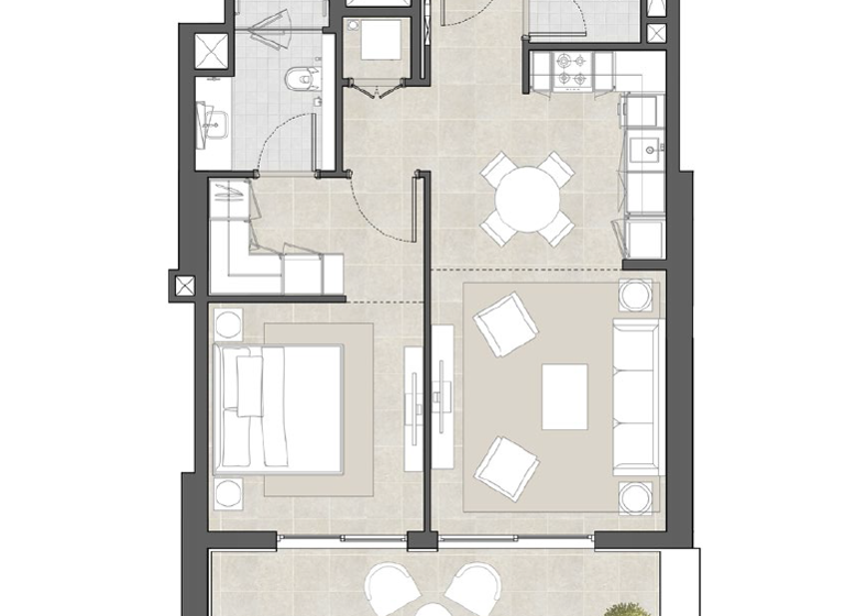 Wohnung zum Kauf provisionsfrei 545.450 € 2 Zimmer 77,4 m² Dubai