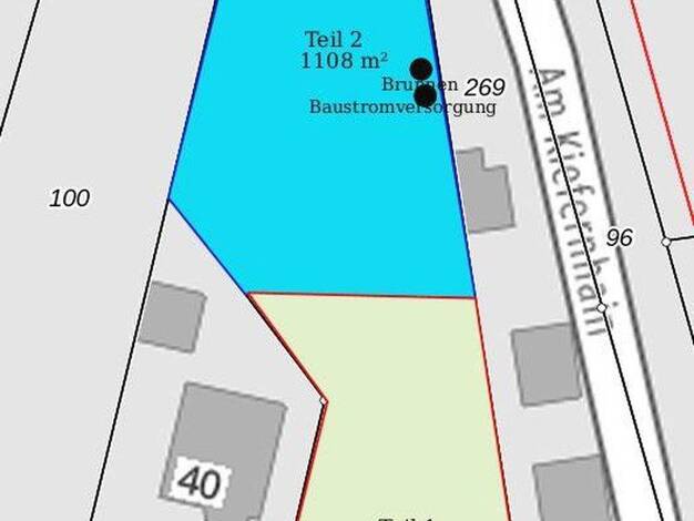 Grundstück zum Kauf provisionsfrei 332.000 € 800 m² Grundstück Zernsdorfer Straße 39 Neue Mühle Königs Wusterhausen (OT Neue Mühle) 15711