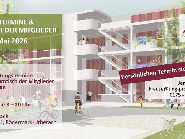 Wohnung zur Miete - Erstbezug 540 € 3 Zimmer 74 m² EG frei ab 31.12.2027 Ober-Roden Rödermark 63322