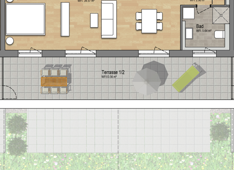 Wohnung zum Kauf - Neubau provisionsfrei 359.900 € 2 Zimmer 56,7 m² Ostenviertel Regensburg 93055