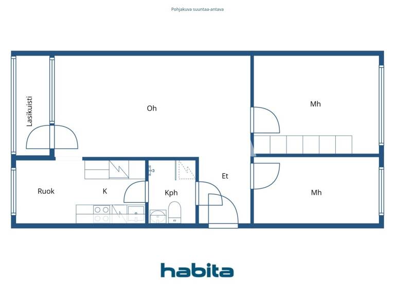 Wohnung zum Kauf 148.000 € 3 Zimmer 55,5 m² 1. Geschoss Isonvillasaarentie 6 Helsinki 00960