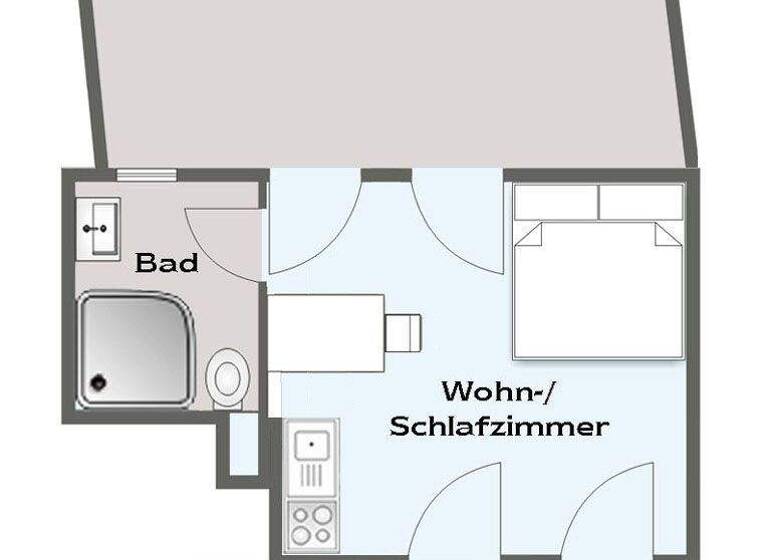 Studio zur Miete 360 € 1 Zimmer 21 m² 1. Geschoss frei ab sofort Marburg 35037