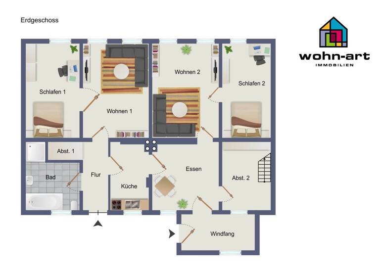 Doppelhaushälfte zum Kauf 219.000 € 6 Zimmer 105 m² 689 m² Grundstück frei ab sofort Mörse Wolfsburg 38442