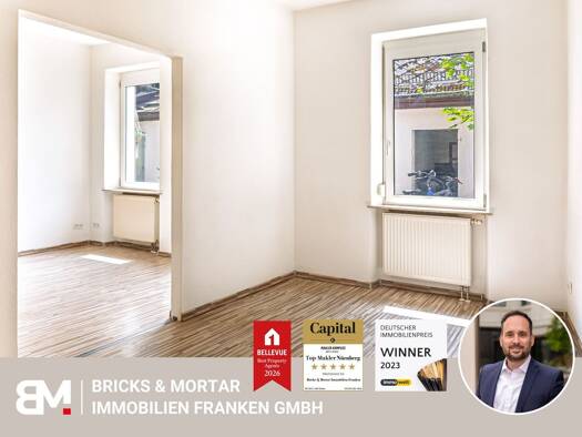 Wohnung zum Kauf 129.900 € 2 Zimmer 41,4 m² EG Innenstadt Fürth 90762