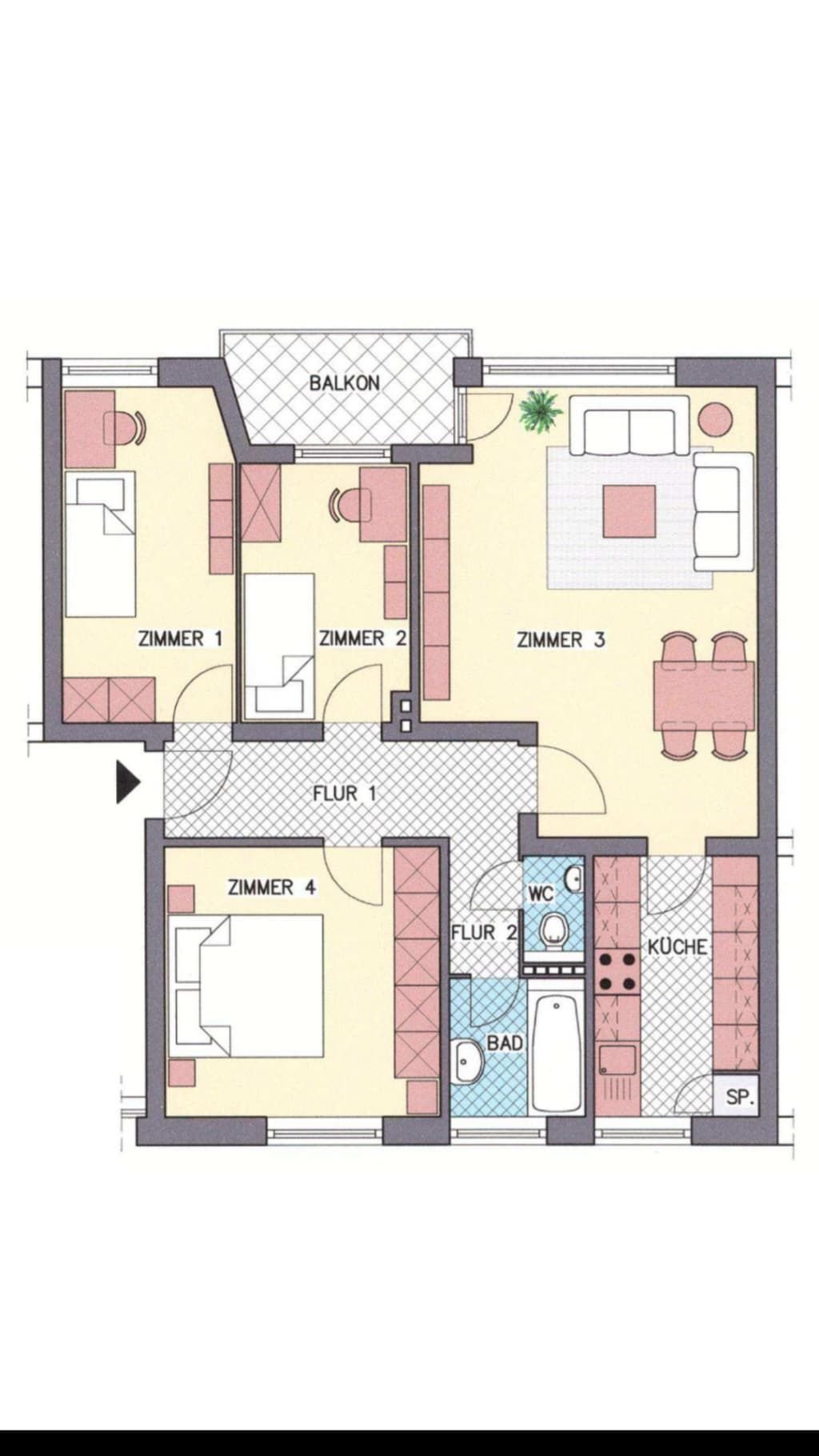 Wohnung zur Miete Wohnen auf Zeit 2.980 € 4 Zimmer 75 m²<br/>Wohnfläche 31.01.2025<br/>Verfügbarkeit Bozenhardweg Hohenfelde Hamburg 22087