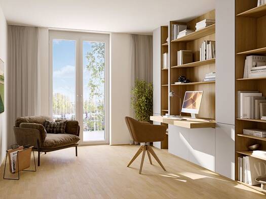 Wohnung zum Kauf - Neubau provisionsfrei 598.000 € 4 Zimmer 88,1 m² 5. Geschoss Ludwig-Reindl-Gasse 1, Senekowitschgasse 2 Wien 1220