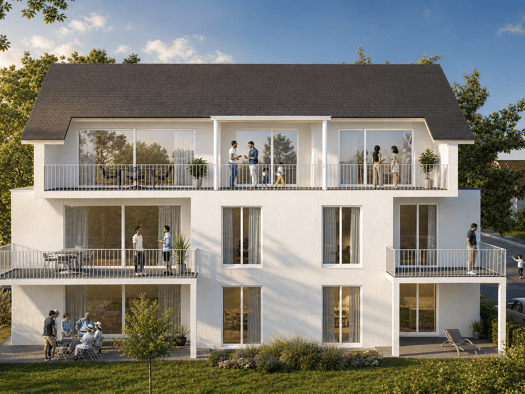 Penthouse zum Kauf - Erstbezug provisionsfrei 485.000 € 3,5 Zimmer 116 m² Geschoss 3/3 frei ab 01.06.2027 Kaiserstraße Trossingen Trossingen 78647